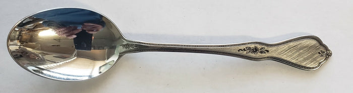 Oneida Morning Blossom Stainless Soup Spoon 7"0