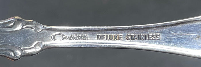 Oneida Mozart Stainless Flatware Place Oval Soup Spoon 6 7/8"1