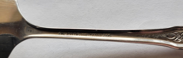 Oneida Proposal Deluxe Pie Cake Pastry Server Burnished Stainless Flatware2