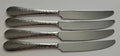 Oneida Reyna Hammered Stainless Flatware Knife Set of 40