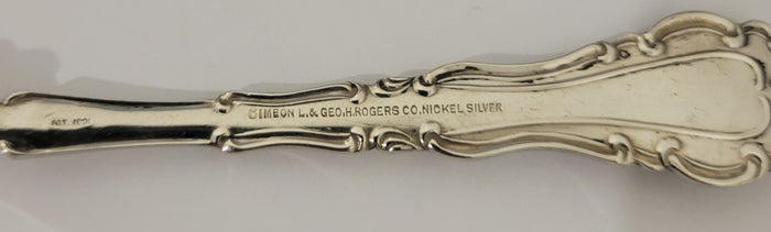 Oneida Rodgers Webster 1 Twisted Butter Knife 7 1/2" Flatware Silverplate3