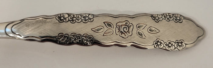 Oneida Rogers First Rose Jullian Gravy Ladle 7 5/8" Flatware Silverware1
