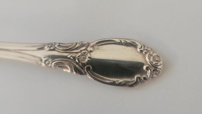 Oneida Rogers Park Lane Cathelaine Teaspoon 6 1/8" Pack of 2 Silverplate1