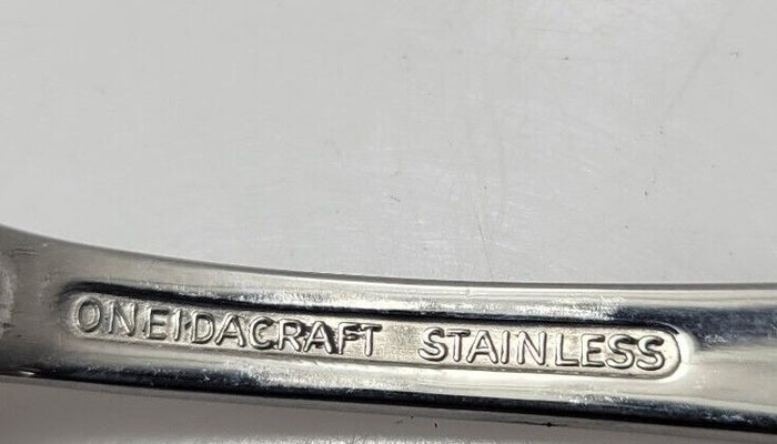 Oneida Windsor Oneidacraft Glossy Place Soup Spoon 7 1/4" Stainless 18 82