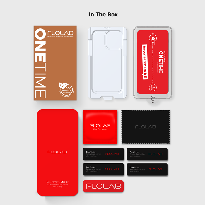 ONETIME NanoArmour for iPhone Anti-Blue Light Screen Protector: Dust-Free Installation, Case Friendly, Crystal Clear, No Blue or Yellow Tint