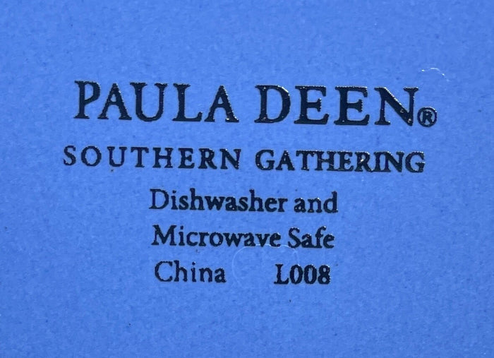 Paula Deen Southern Gathering Bluebell Dinner Plate 11 1/4"1