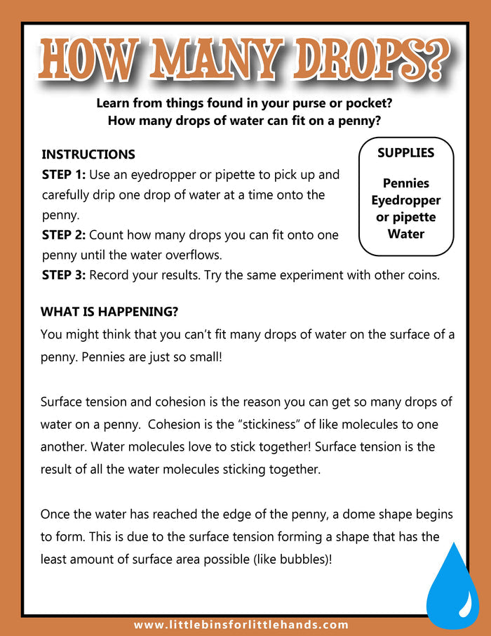 Penny STEM Activities Pack for Kids