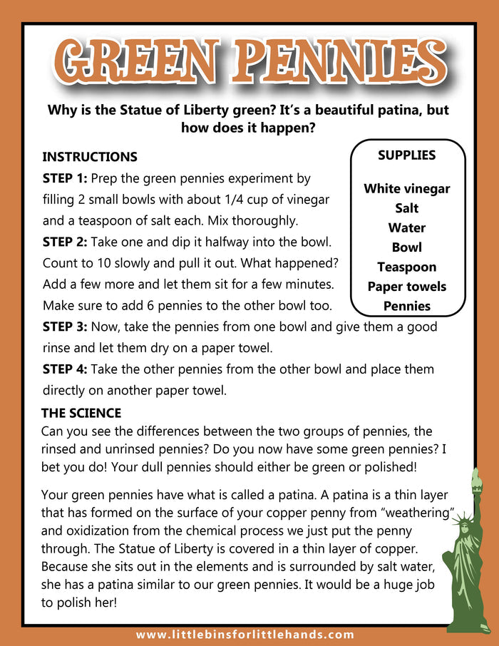Penny STEM Activities Pack for Kids
