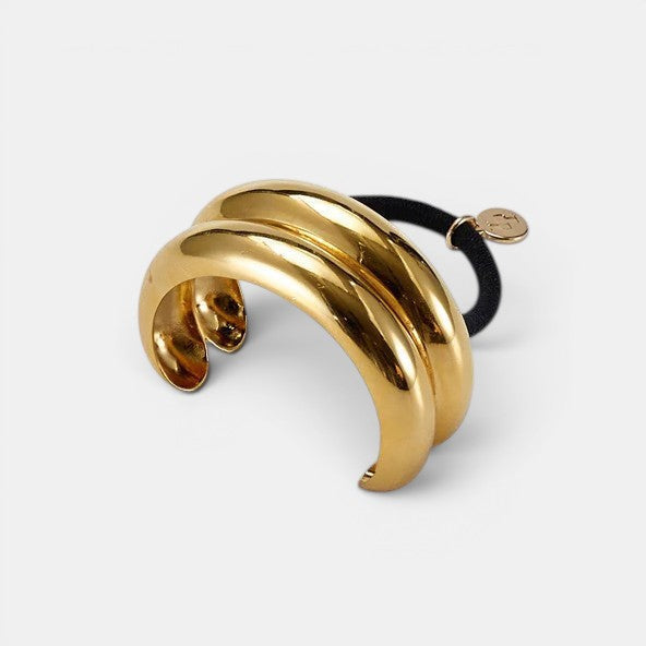 Petite Glossy Double Arch Pony Gold