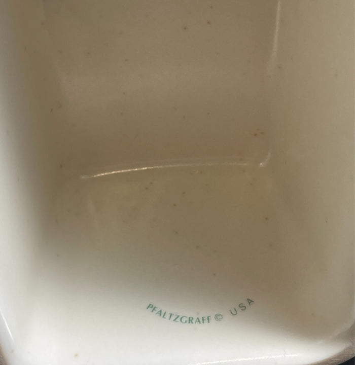 Pfaltzgraff Naturewood 1/4 Pound Covered Butter Dish 6 1/8" USA3