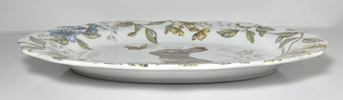 Pier 1 Sofie the Bunny Oval Platter 13 5/8" Rabbit Easter Spring1