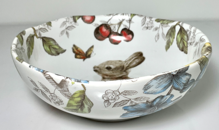 Pier 1 Sofie the Bunny Soup Cereal Bowl 6 5/8" Rabbit Easter1