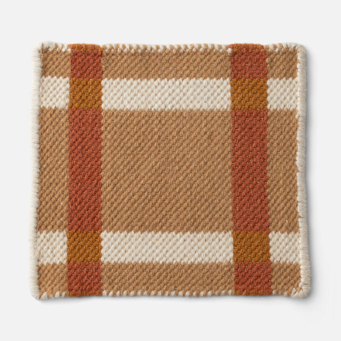 Plaid Wool Rug Swatch