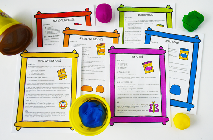 Playdough Recipe Pack