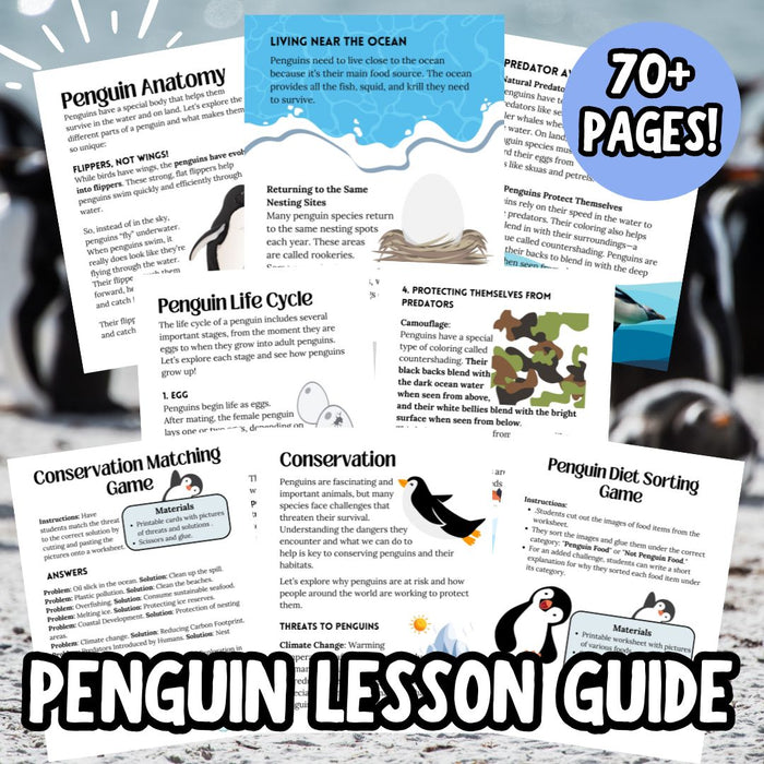 Polar Animals Science Bundle – Arctic, Polar Bear & Penguin Unit Studies