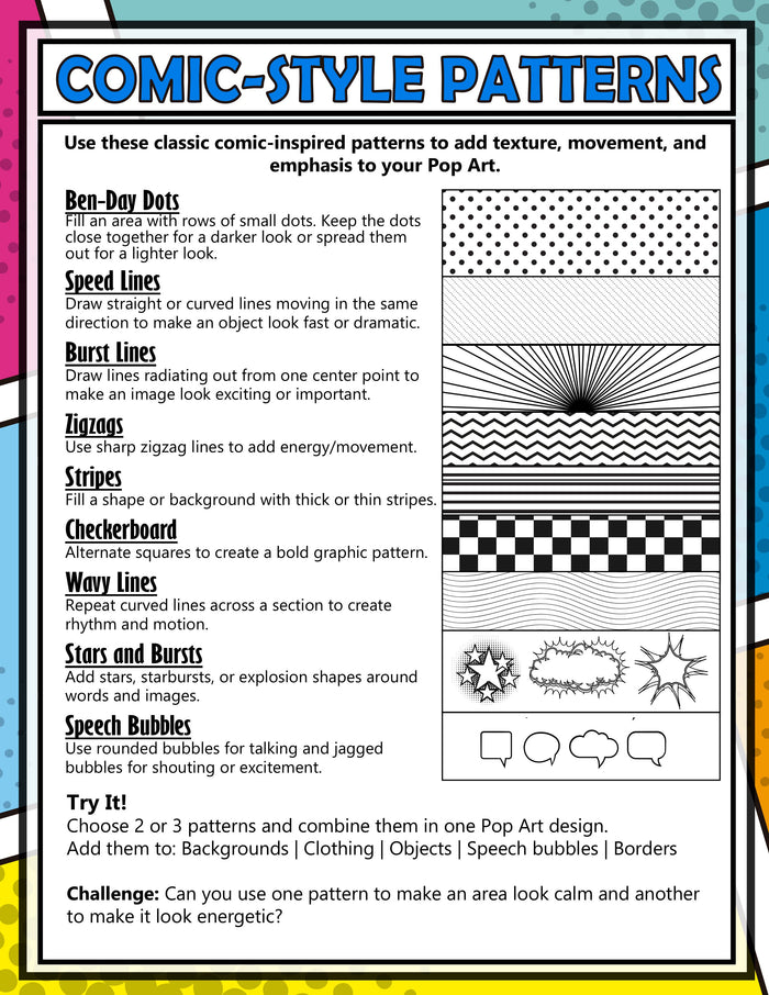 Pop Art Project Pack for Kids