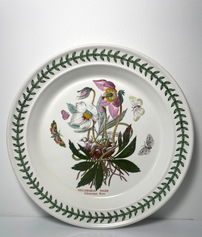 Portmeirion Botanic Garden Dinner Plate 10 1/2" Christmas Rose0
