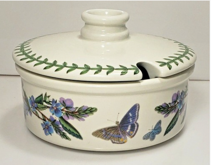 Portmeirion Botanic Garden Parmesan Pot & Lid 5"2