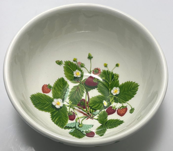 Portmeirion Summer Strawberries Coupe Cereal Bowl 5 1/2"1