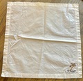 Pottery Barn Reindeer Blitzen Embroidered Cloth Napkin 20 x 200