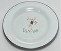 Pottery Barn Reindeer Dancer Salad Plate 8 1/2"0