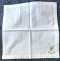 Pottery Barn Reindeer Prancer Embroidered Cloth Napkin 20 x 200