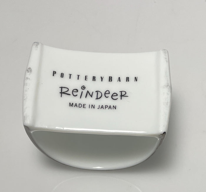 Pottery Barn Reindeer Set of 9 Napkin Rings4