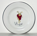 Pottery Barn Reindeer Vixen Salad Plate 8 1/20