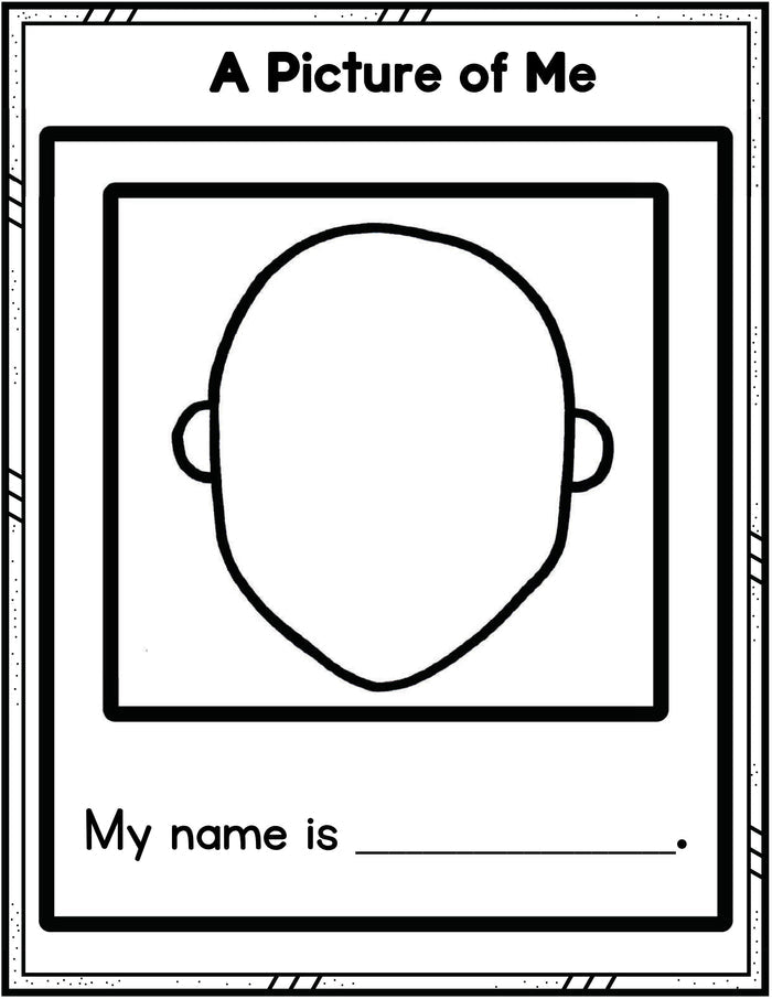 Preschool All About Me Theme Pack