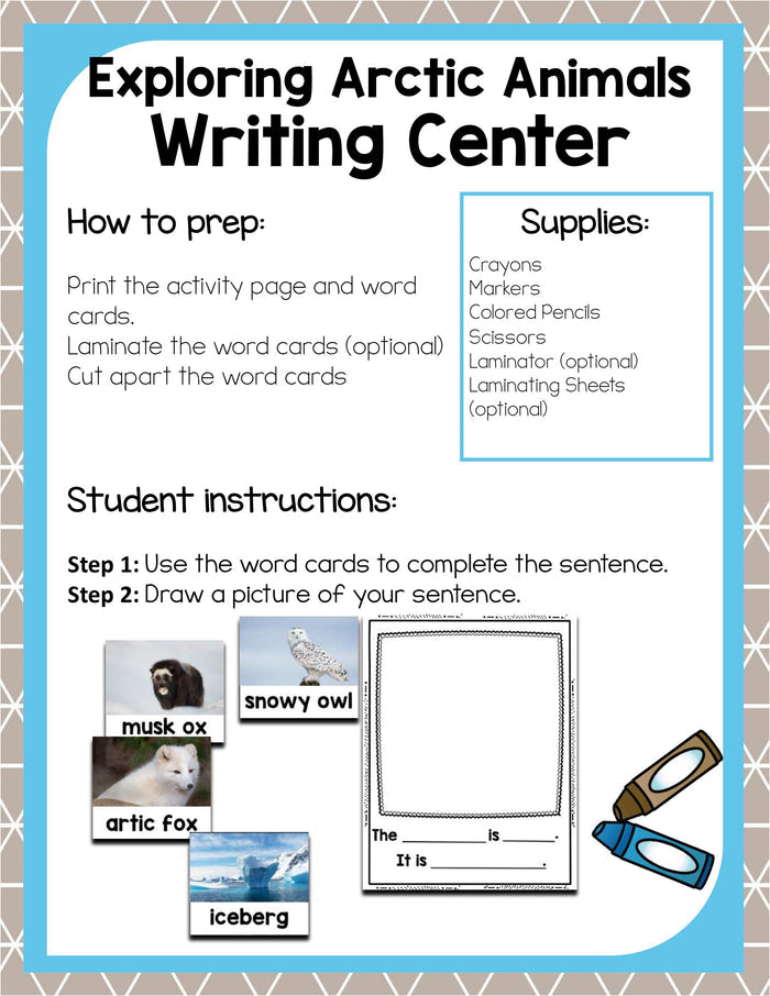 Preschool Arctic Theme Pack