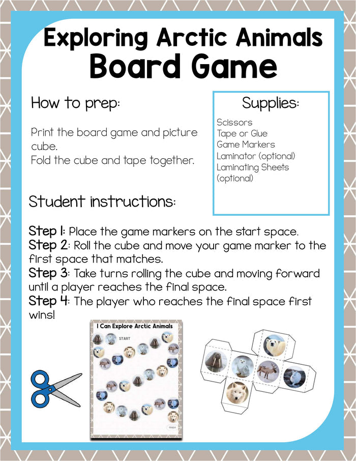 Preschool Arctic Theme Pack