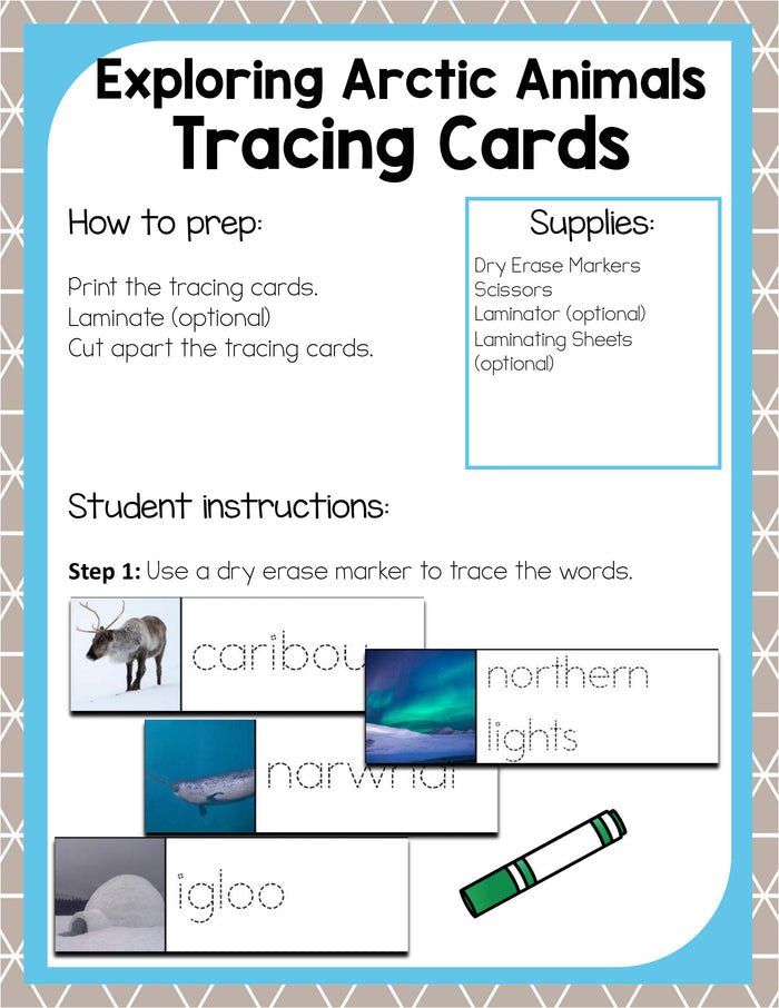 Preschool Arctic Theme Pack