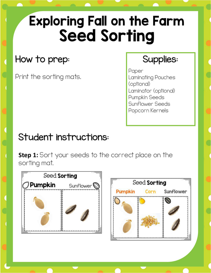 Preschool Farm Theme Pack