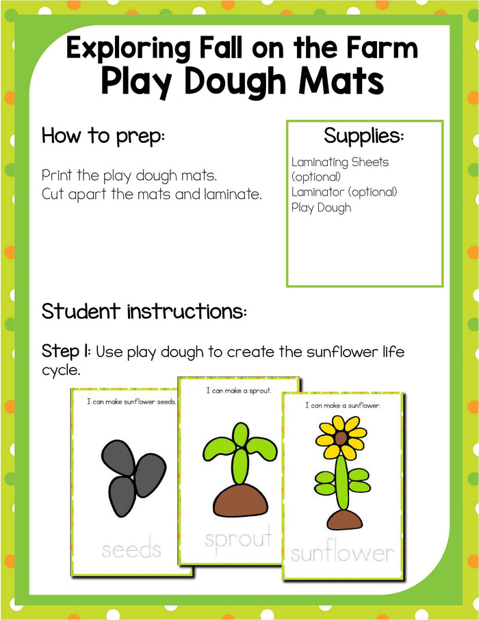 Preschool Farm Theme Pack