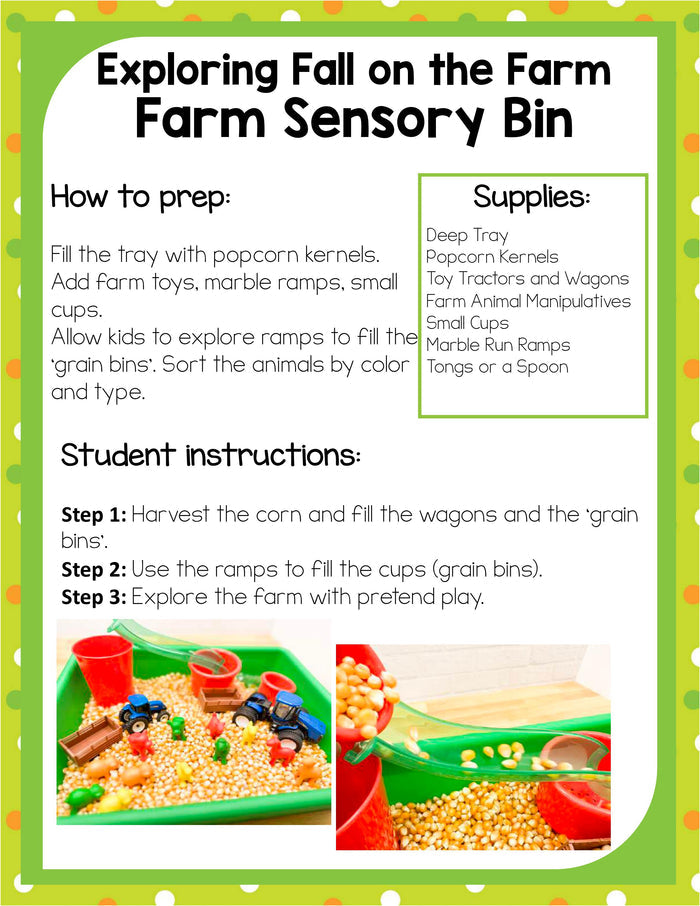 Preschool Farm Theme Pack