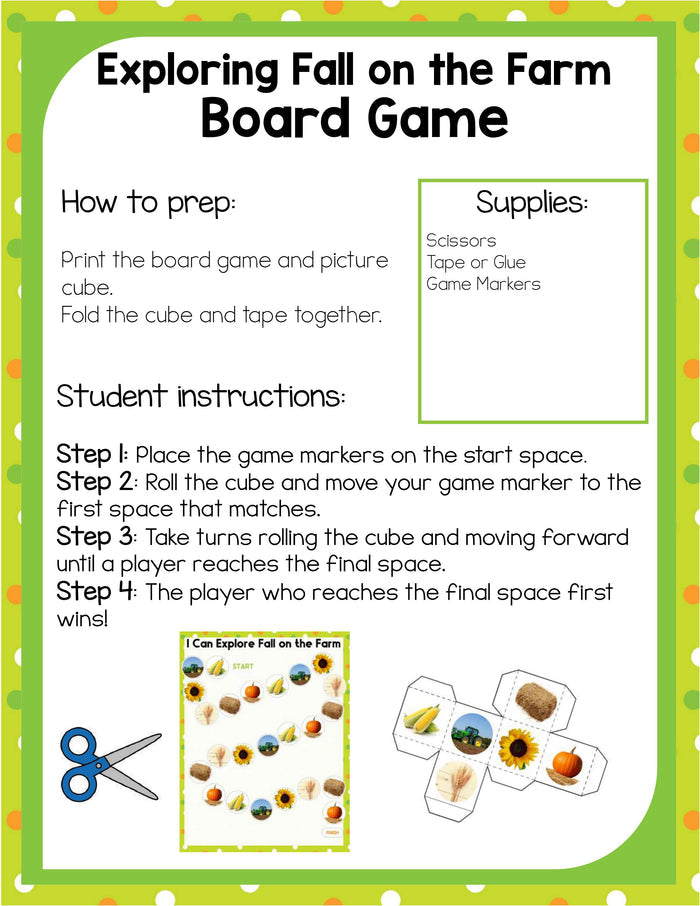 Preschool Farm Theme Pack