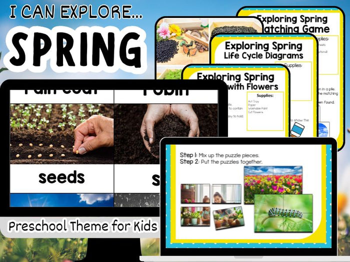 Preschool Mega Themes Bundle - A Whole Year of Themes