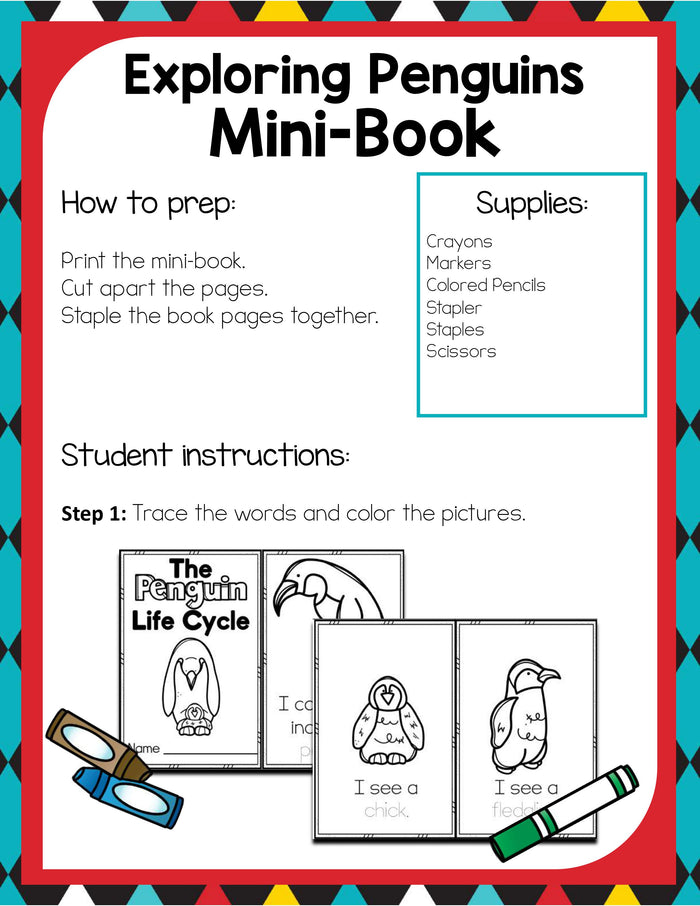 Preschool Penguin Theme Pack