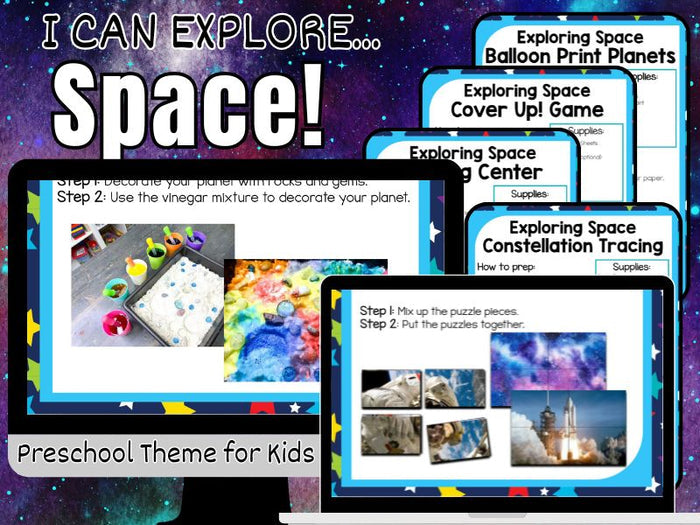 Preschool Space Theme Pack