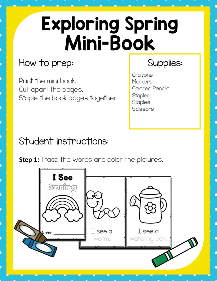 Preschool Spring Theme Pack