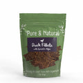 Pure & Natural Air Dried Duck Fillets Treats with Superfoods Apricot & Algae 100g