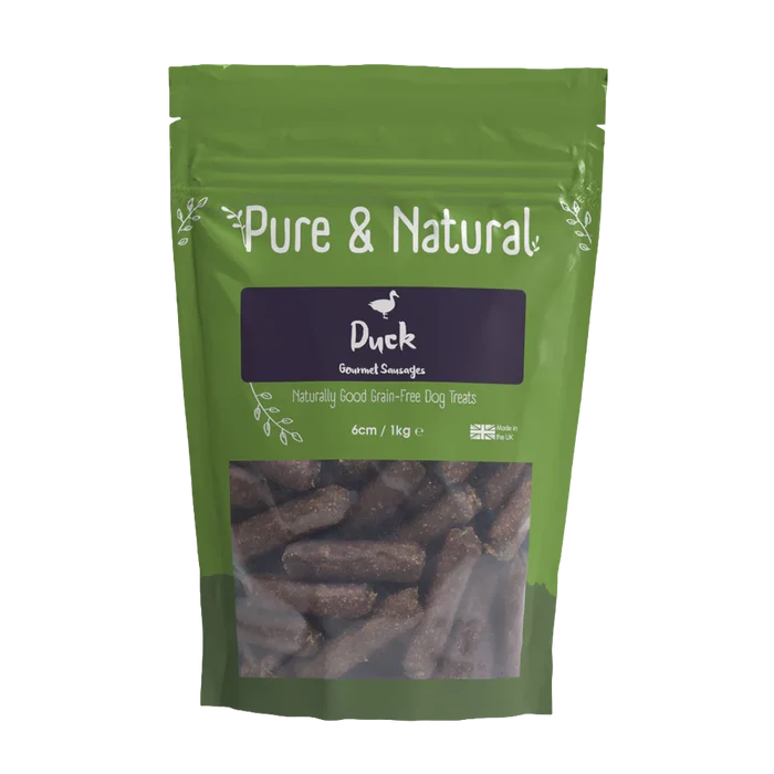 Pure & Natural Duck Gourmet Sausages 1kg