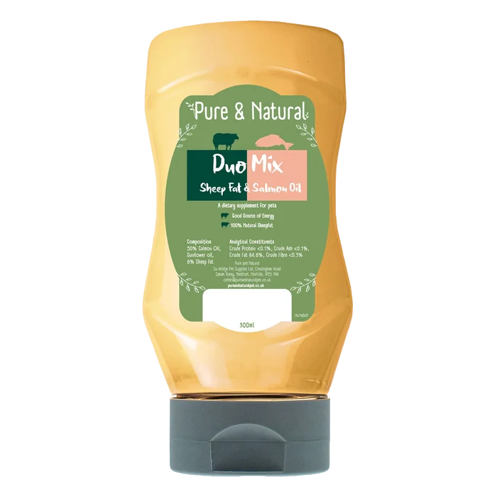Pure & Natural Duo Mix Sheep Fat & Salmon Oil
