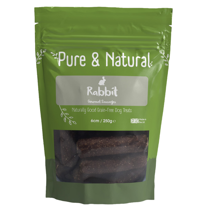 Pure & Natural Rabbit Gourmet Sausages 250g