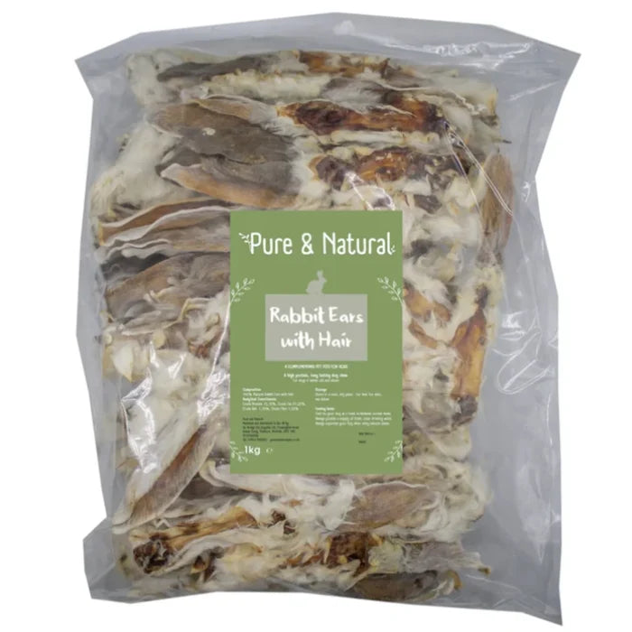 Pure & Natural Rabbits Ears 1kg