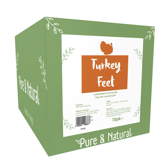Pure & Natural Turkey Feet 15pk