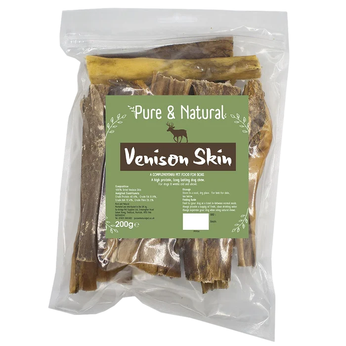 Pure & Natural Venison Skin 200g