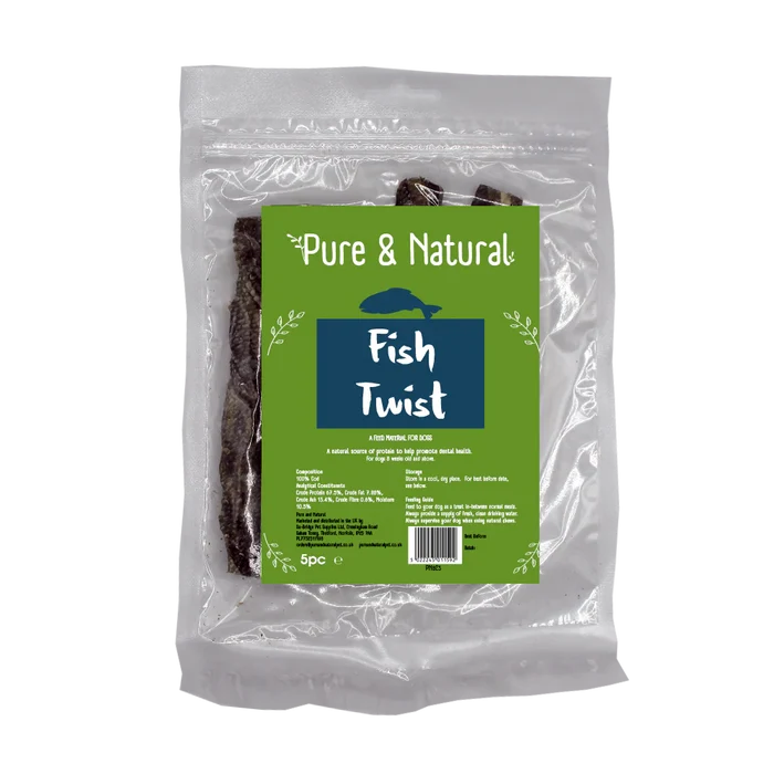 Pure & Natural Whitefish Twists - 5pk