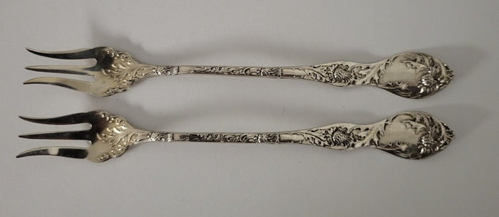 R Blackton & Co. Thistle Cocktails Forks Pack of 2 Sterling0
