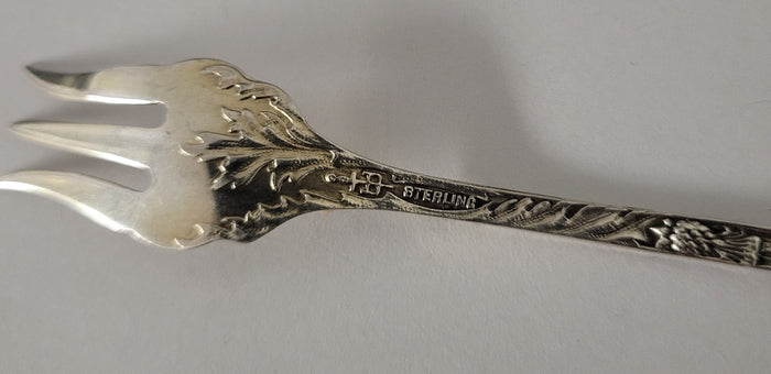 R Blackton & Co. Thistle Cocktails Forks Pack of 2 Sterling2